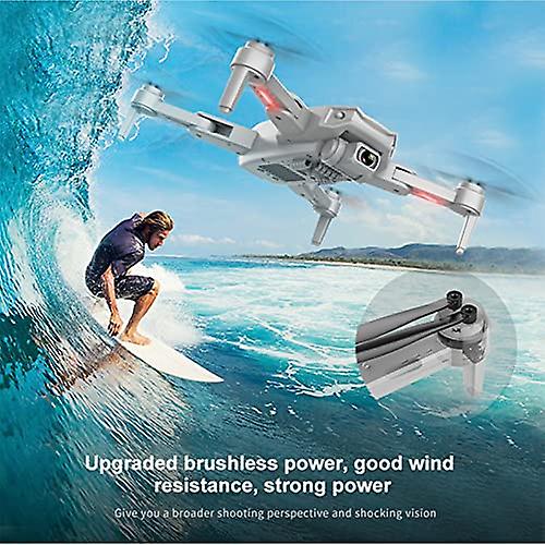 Gps Drone With 6k Hd Camera， Folding Brushless Wifi Quadcopter， Optical Flow Positioning， Automatic Return， Electronic Image Stabilization， Esc Camera