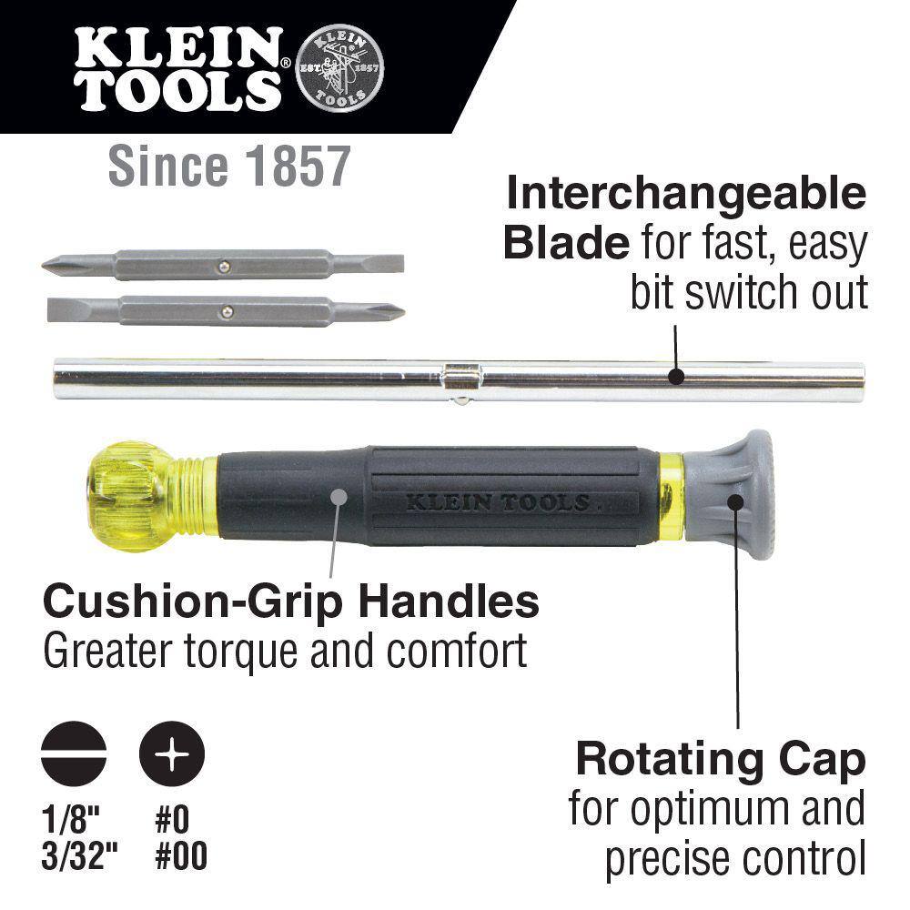 Klein Tools 4-in-1 Precision Electronics Screwdriver 32581