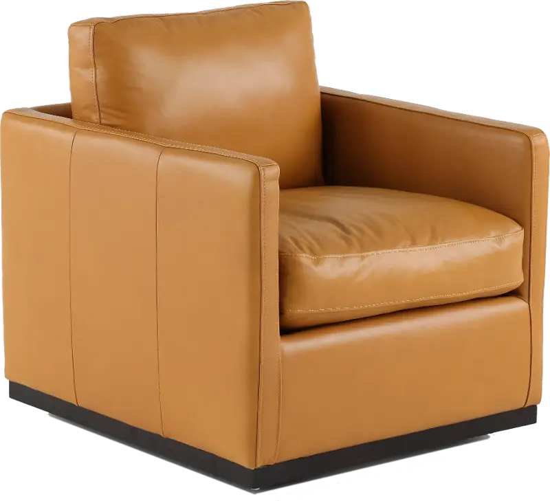 Merino Tan Leather Chair