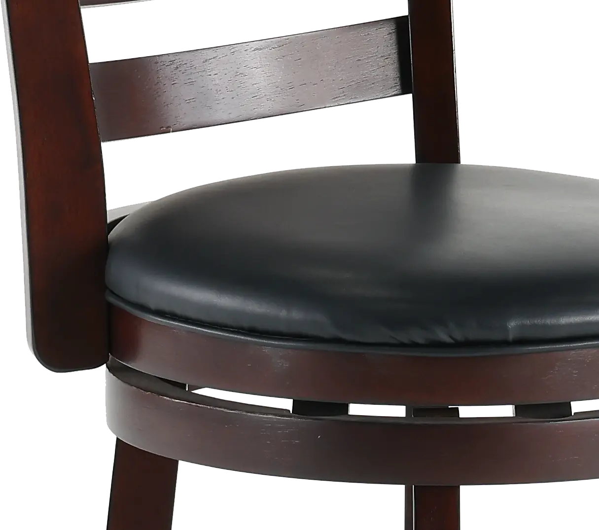 Harper Dark Cherry Swivel Counter Height Stool