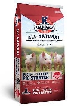 Kalmbach Feeds Pick of the Litter Starter Pig Feed， 50-lb bag