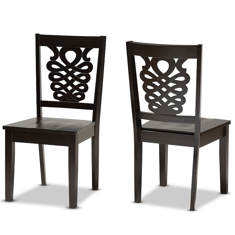 Baxton Studio Gervais Dining Chair 2-piece Set