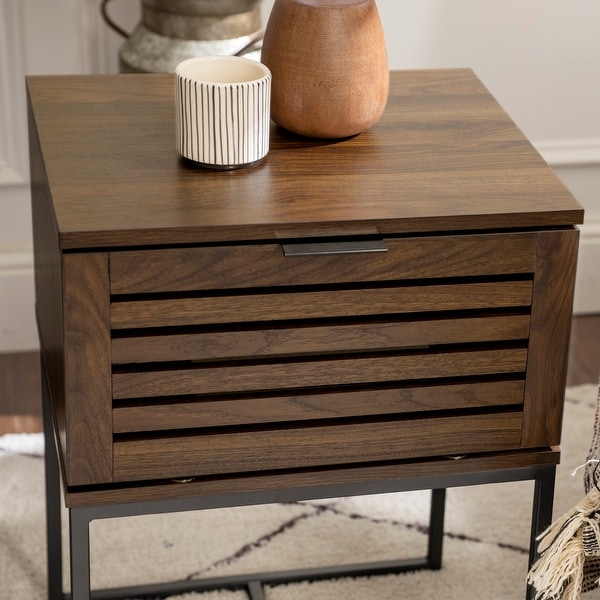 Middlebrook Hilla 18-inch Slat Door Side Table