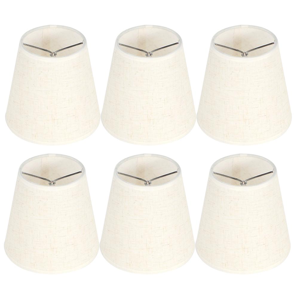 6pcs Nordic Simple Cloth Lamp Shades Art Decor Light Shade Lampshades For E14 Wall Lamp Chandelier