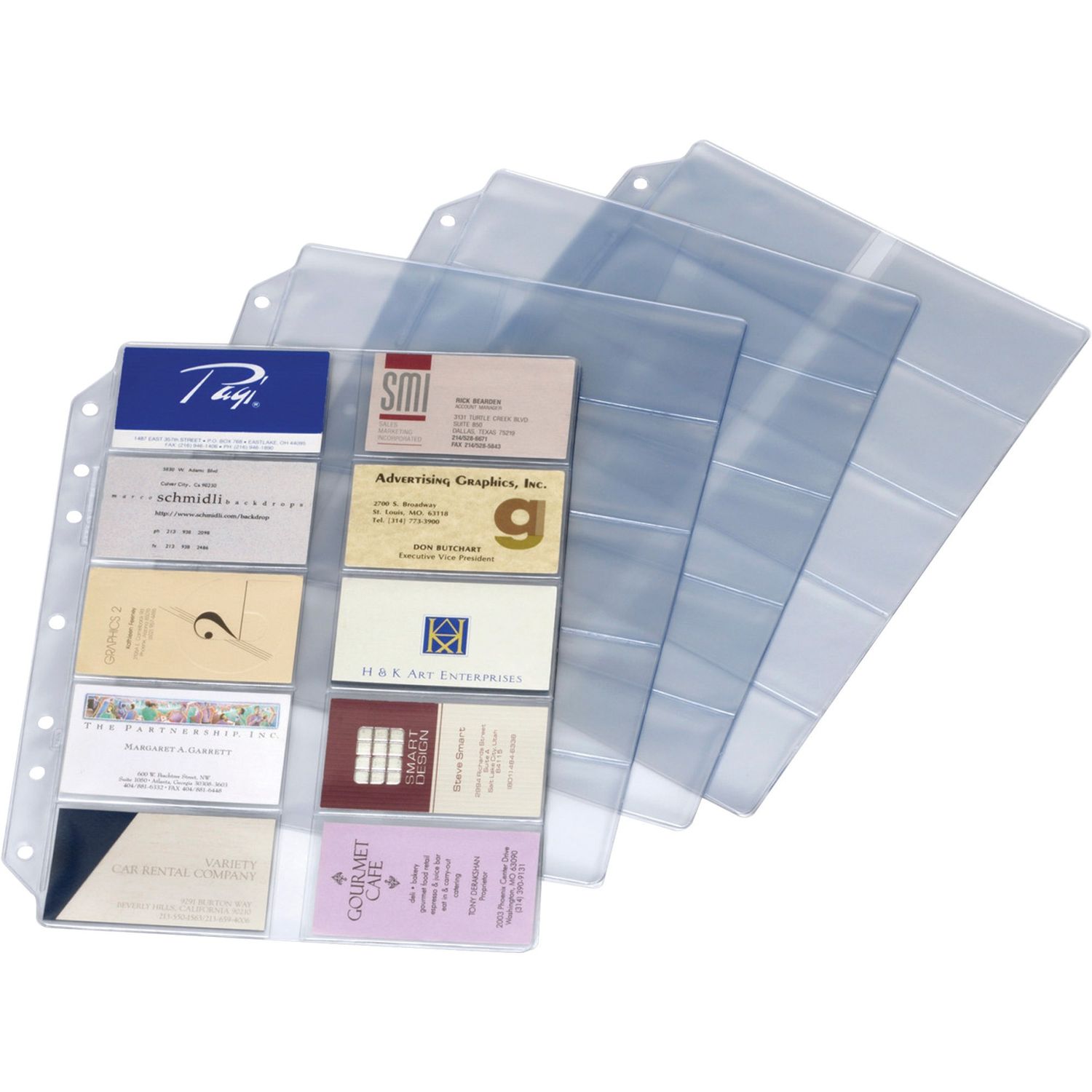 EasyOpen Card File Binder Refill Pages by TOPS Products CRD7860000