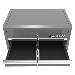 Husky 27 in. 11-Drawer Tool Chest and Cabinet Combo in Glossy Gray 410-027-0111