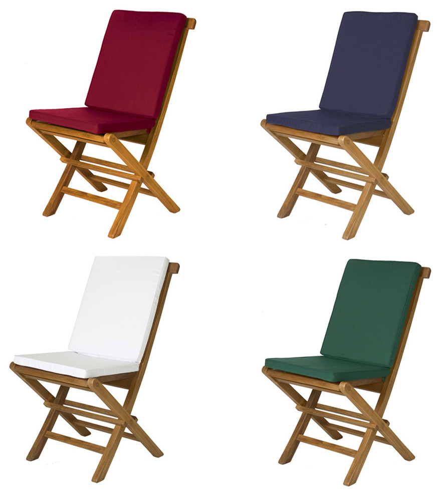 7 Piece Oval Folding Chair Set   Transitional   Outdoor Dining Sets   by  Things Cedar Inc.  Houzz