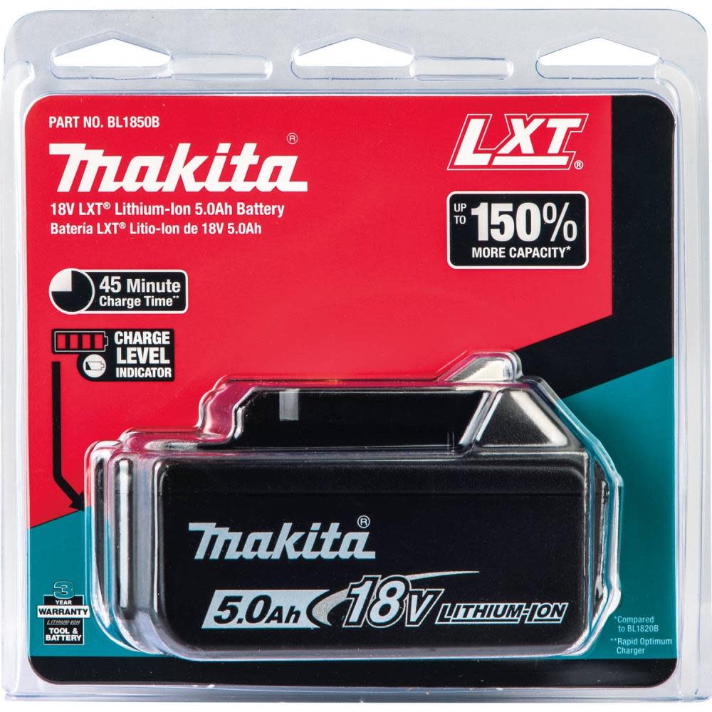 18V LXT® Lithium-Ion 5.0 Ah Battery with Charge Indicator ;