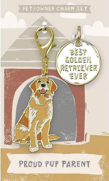 Primitives By Kathy Golden Retriever Charm， 2 count