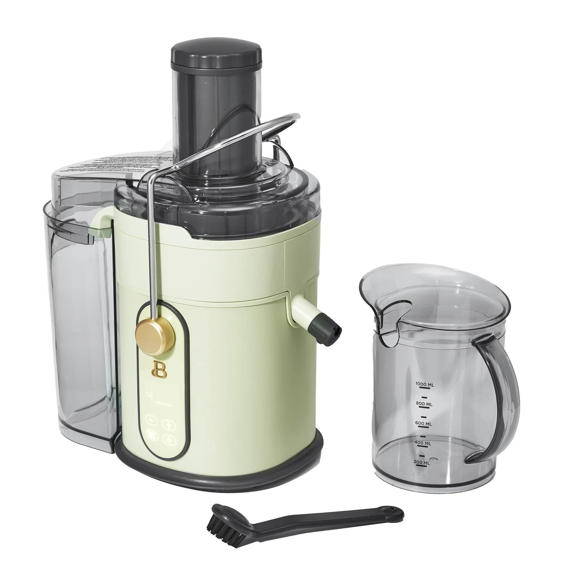 Beautiful 5-Speed Juice Extractor with Touch Activated Display， Sage Green， by Drew Barrymore