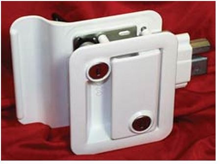 Wesco 43610 09 SP Travel Trailer Lock White