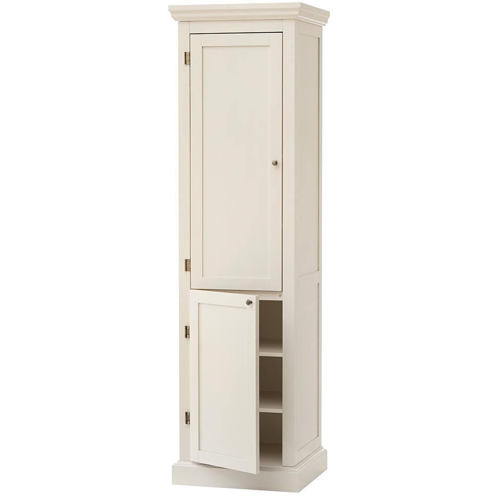 Home Decorators Collection Prescott Polar White Modular 2-Door Kitchen Pantry 9950500410