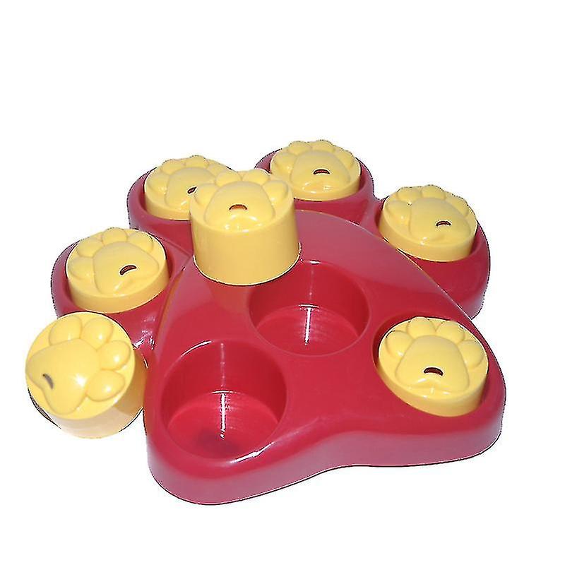 Dog Toys Dog Food Puppy Fun Iq Educational Treat Box Slow Feed Bowl Nontoxic Food Plate Dish