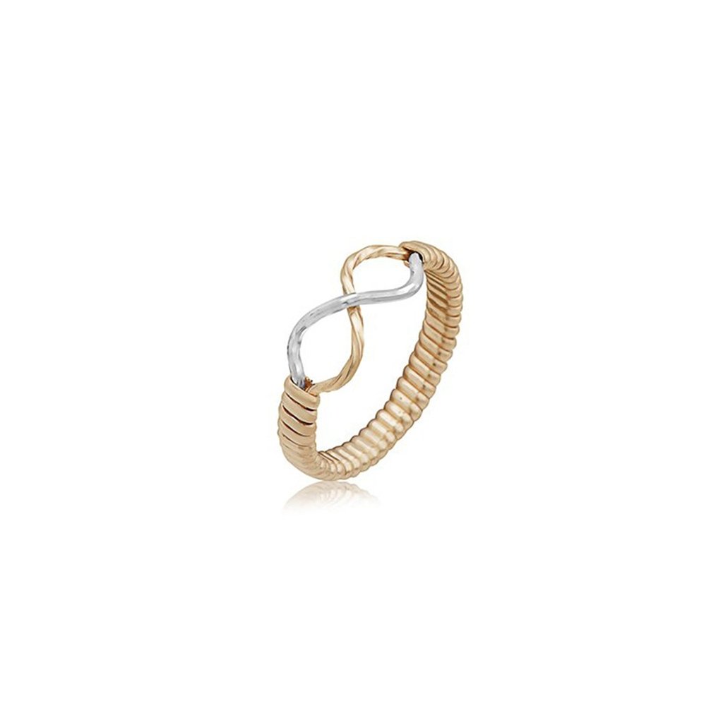 Ronaldo Jewelry  Infinity Ring in Gold/Silver