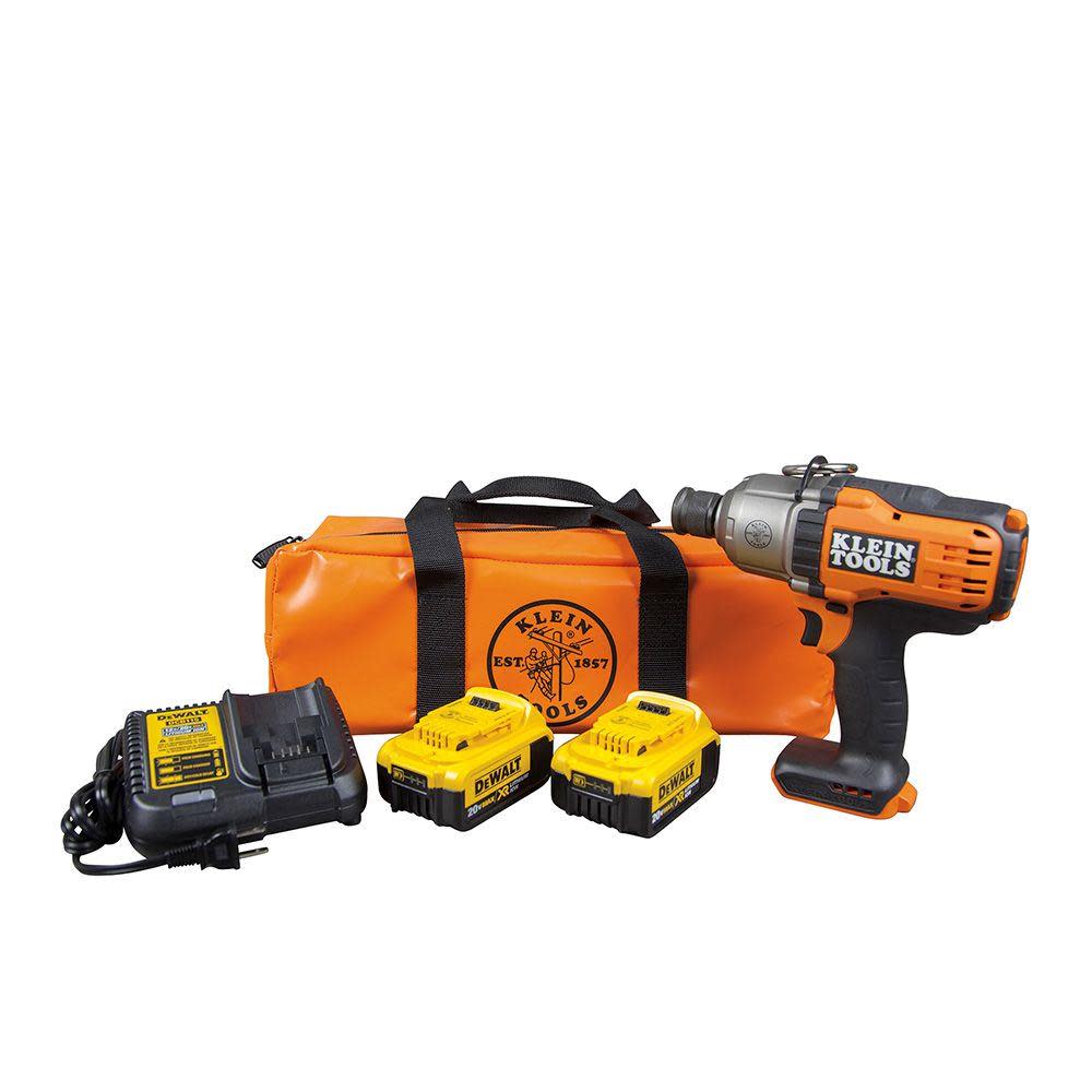 Klein Tools Cordless Impact Wrench Kit 7/16 BAT207161 from Klein Tools