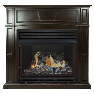 Pleasant Hearth 32000 BTU 46 in. Full Size Ventless Propane Gas Fireplace in Tobacco VFF-PH32LP