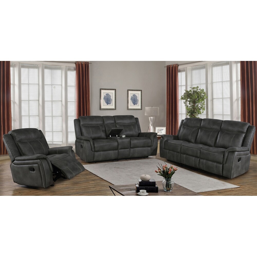 Coaster Furniture Lawrence 2 piece Upholstered Tufted Living Room Set