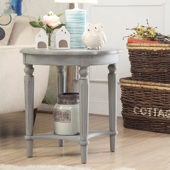 The Gray Barn Dunhill End Table in Antique Slate