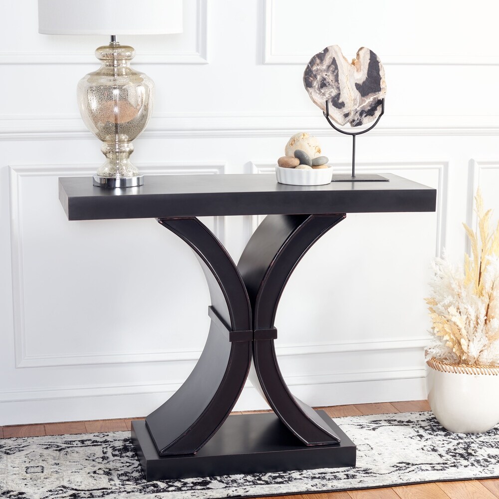 Distressed Black SAFAVIEH Dryden Console.   40\