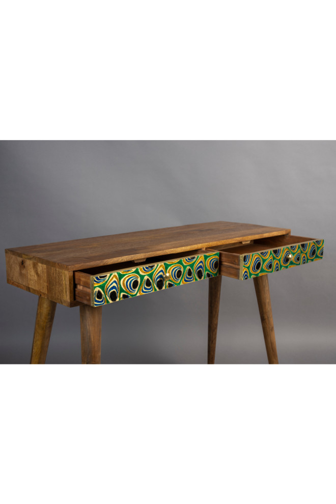 Mango Wood Console Table  Dutchbone Meena   Midcentury   Console Tables   by Oroa   Distinctive Furniture  Houzz