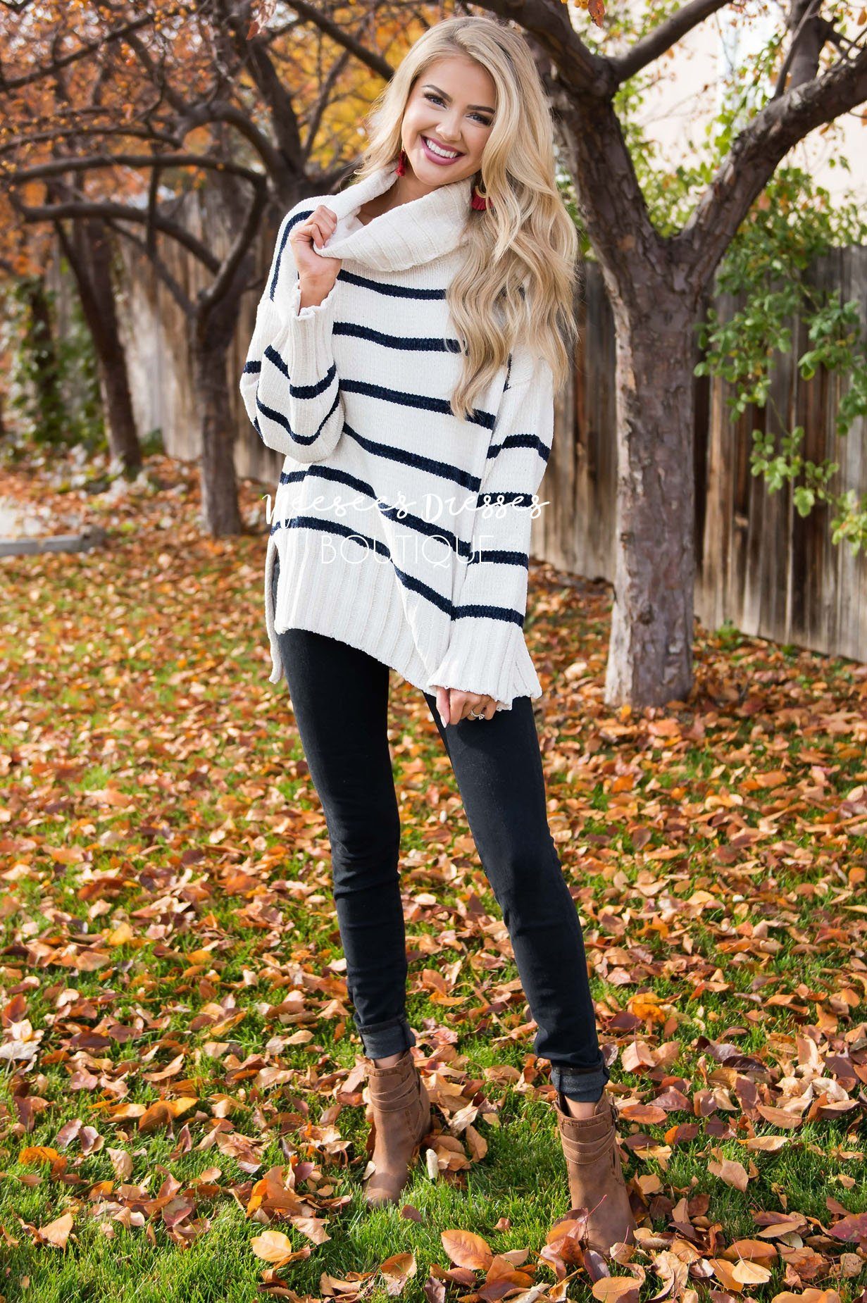 Cozy By The Fire Turtle Neck Sweater