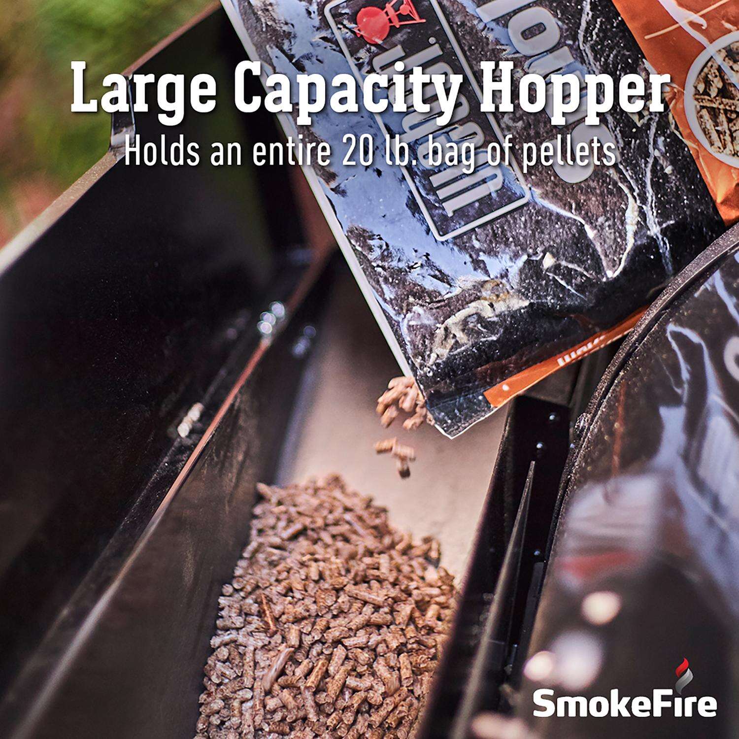 Weber SmokeFire EX4 2nd Gen Wood Pellet WiFi Grill Black