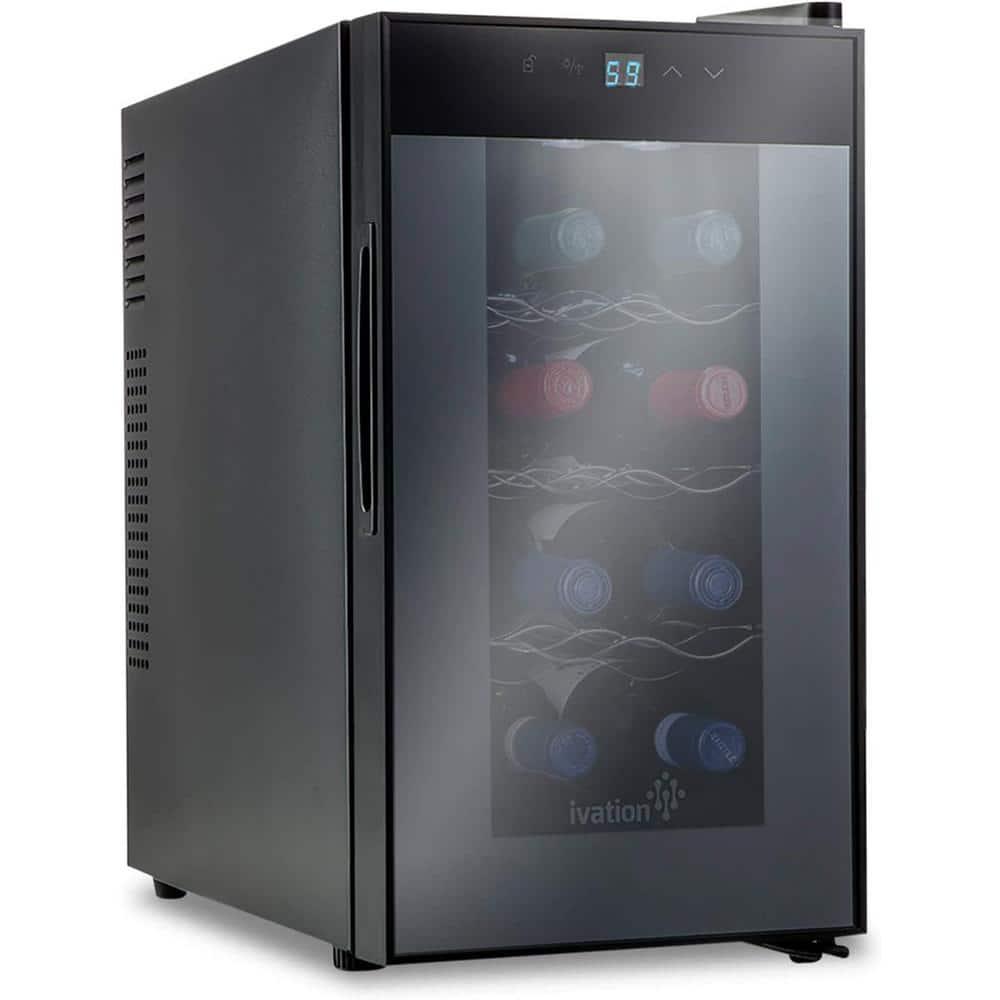 Ivation Thermoelectric 8Bottle Free Standing Wine Cooler