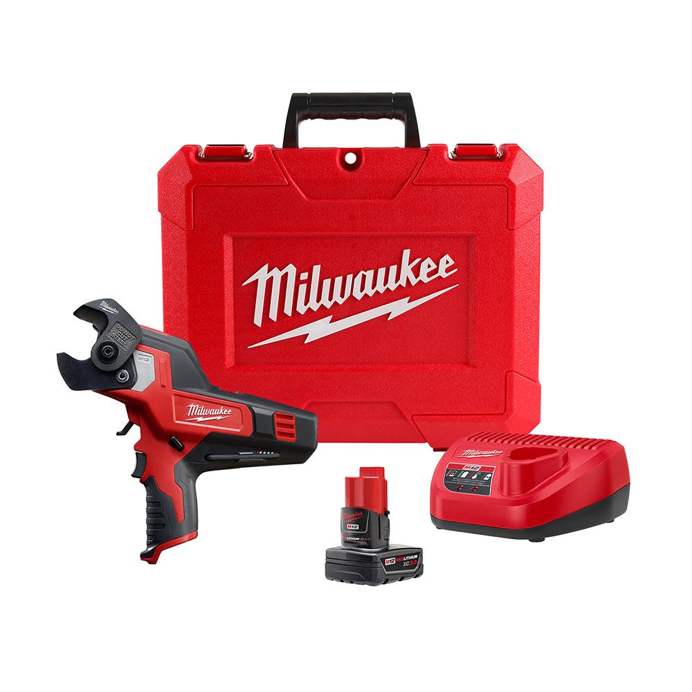 Milwaukee M12 600 MCM Cable Cutter Kit 2472-21XC from Milwaukee