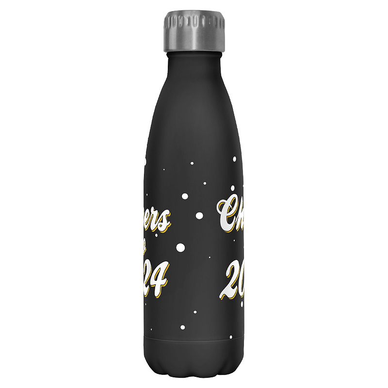 Cheers To 2024 17-oz. Stainless Steel Water Bottle