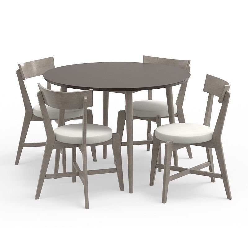 Hillsdale Furniture Mayson 5-piece Round Dining Table and Chair Set