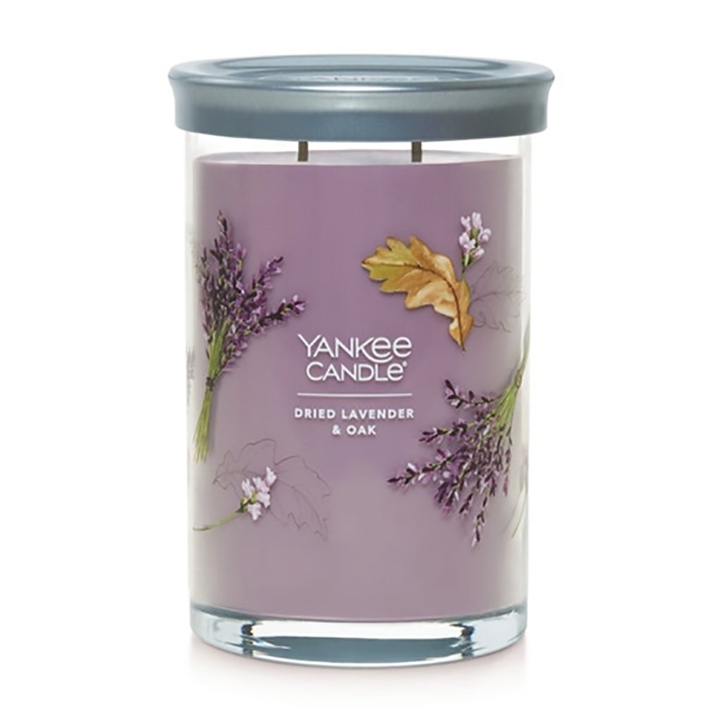 Yankee Candle  Signature Large Tumbler Candle in Dried Lavender & Oak