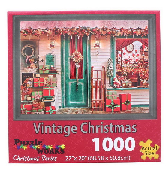 JPW JPW 80802VIN C Vintage Christmas 1000 Piece Ji...