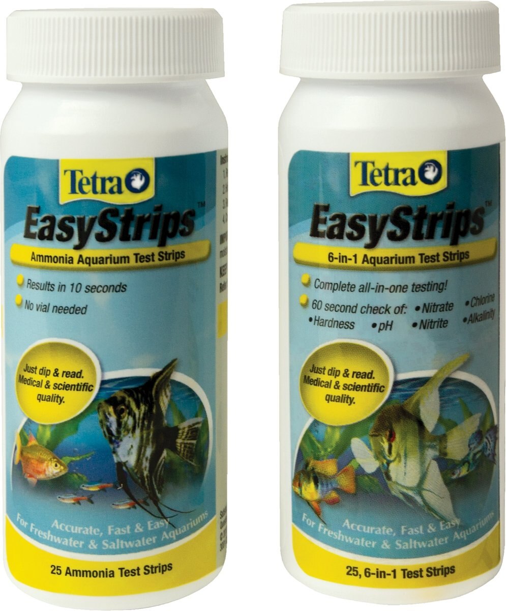 Tetra EasyStrips Complete Freshwater and Saltwater Aquarium Test Strips