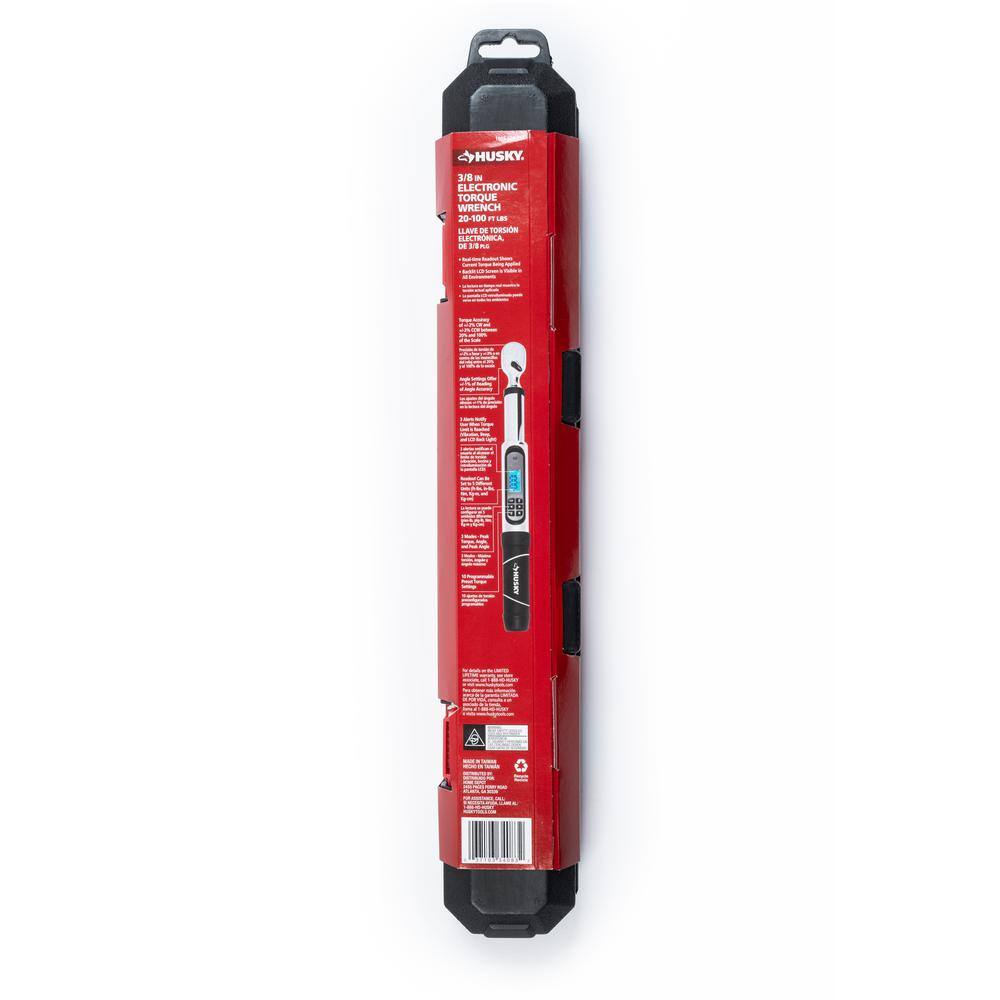 Husky 38 in. Drive Electronic Torque Wrench H3DETW