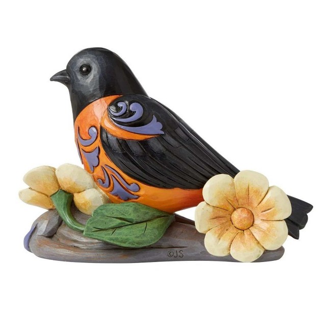 Jim Shore Bold amp Beautiful One Figurine 4 25 Inches Baltimore Oriole 6010281 Resin Black