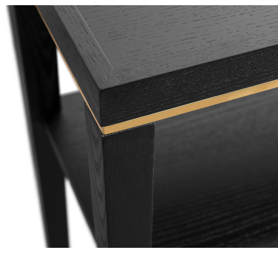 Black Wooden Console Table  Liang  ampEimil Otium   Transitional   Console Tables   by Oroa   Distinctive Furniture  Houzz