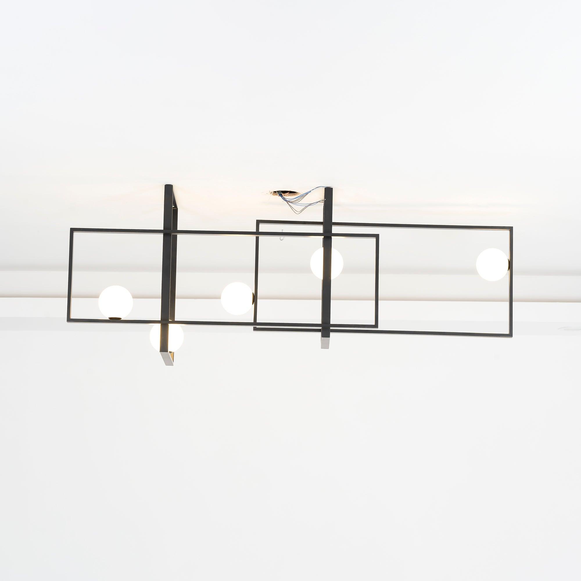 Mondrian Glass Ceiling Light