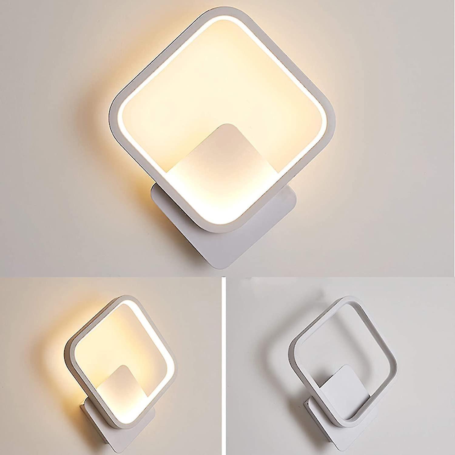 Indoor Wall Light Led Square Wall Lamp 12w Warm White Modern Wall Light For Hallway Bedroom Living R