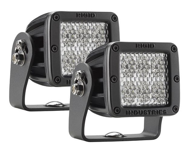 Rigid Industries D2 MIL-STD-461F Diffused LED Light - Pair - 52251MIL