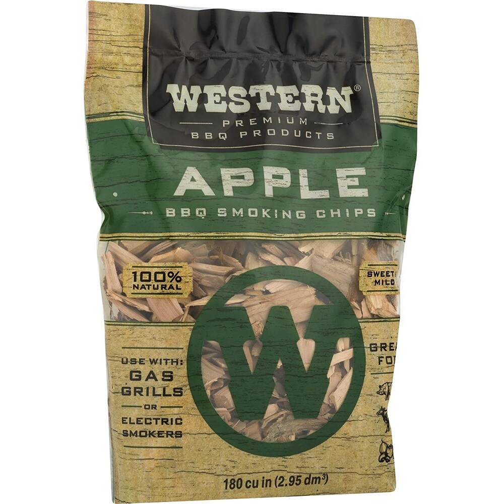 Western BBQ Premium Wood Smoking Chips   Set of 4 Flavors