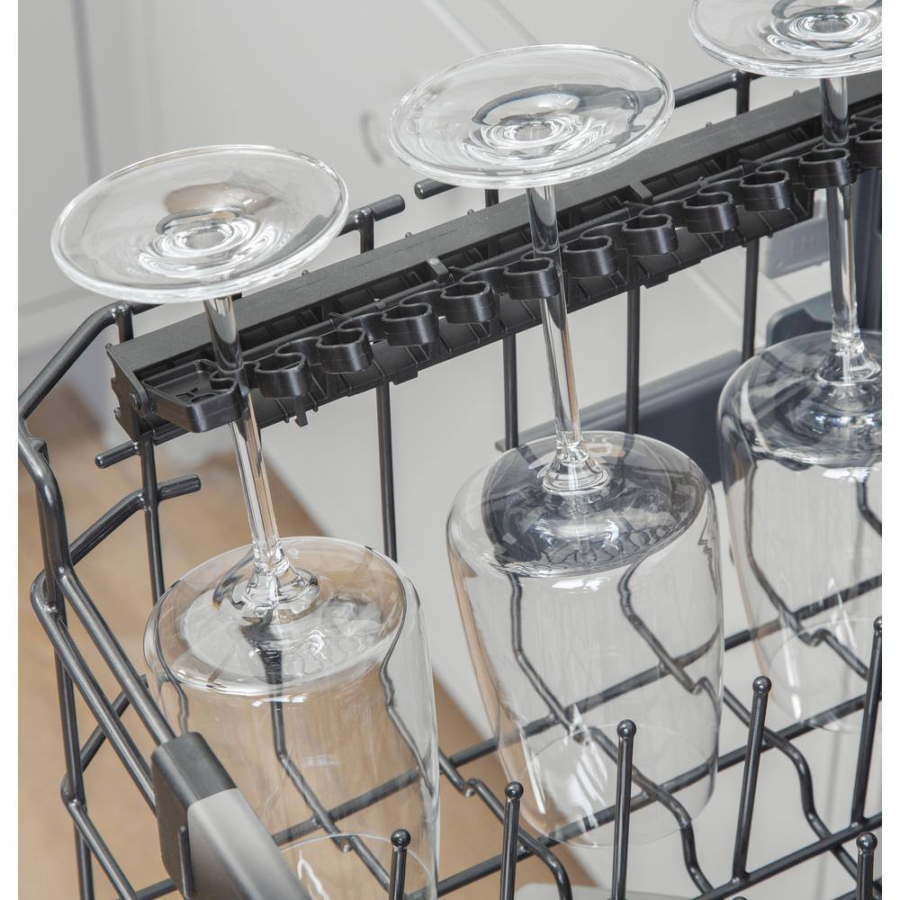 Cafe 24 in. Built-In Top Control Stainless Steel Dishwasher wStainless Steel Tub 3rd Rack 48 dBA CDT805P2NS1