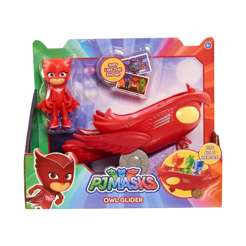 PJ Masks the Pyjama Heroes vehicle + figure， Ugglis Uggleglidare