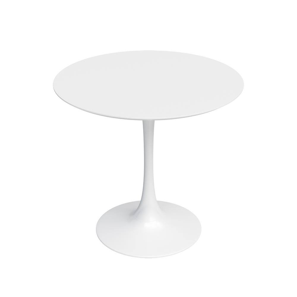 Jamesdar Kurv White Cafe Table JTAB200-WHWH