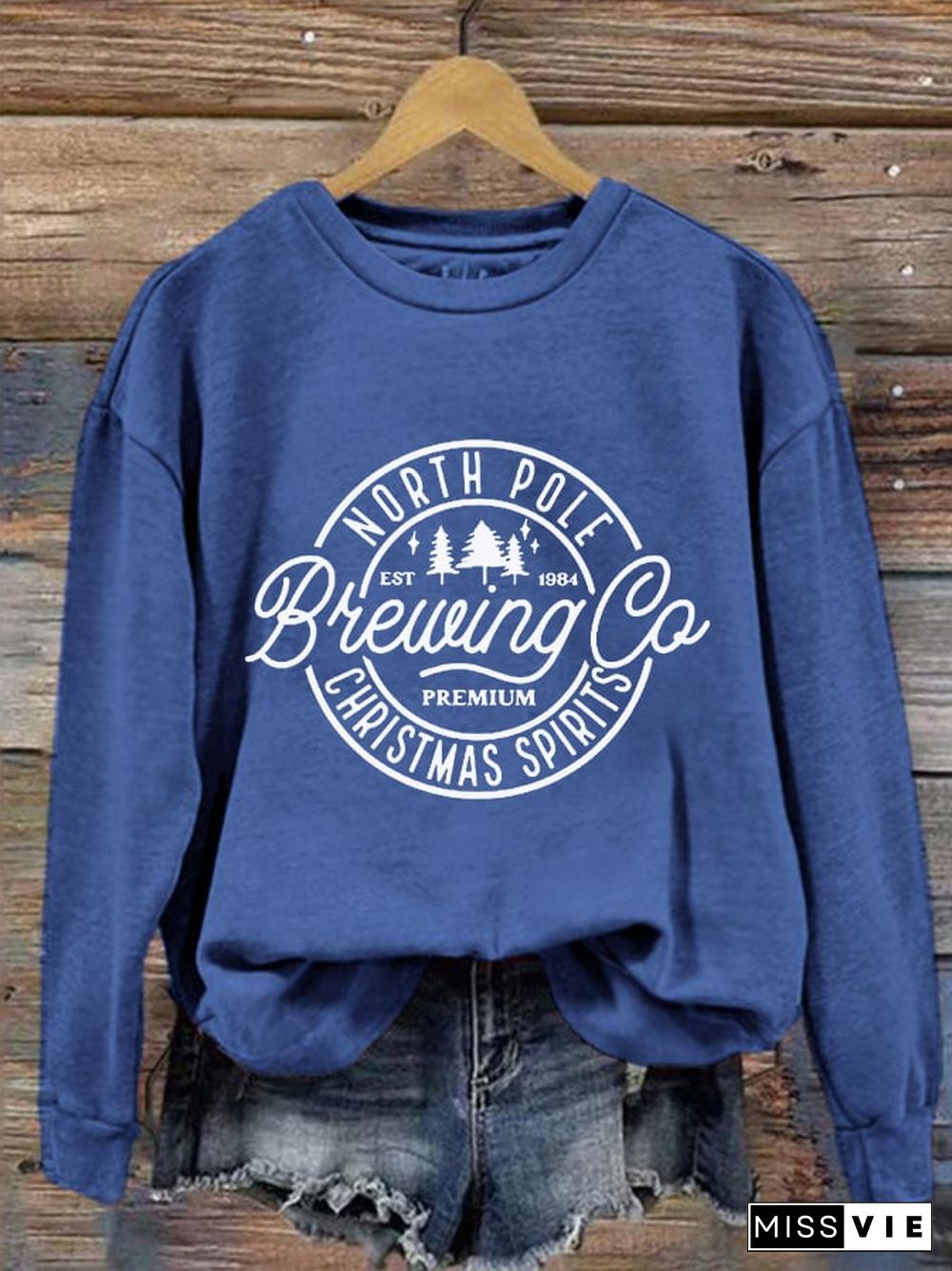 Women's North Pole Brewing Co Printed Sweatshirt