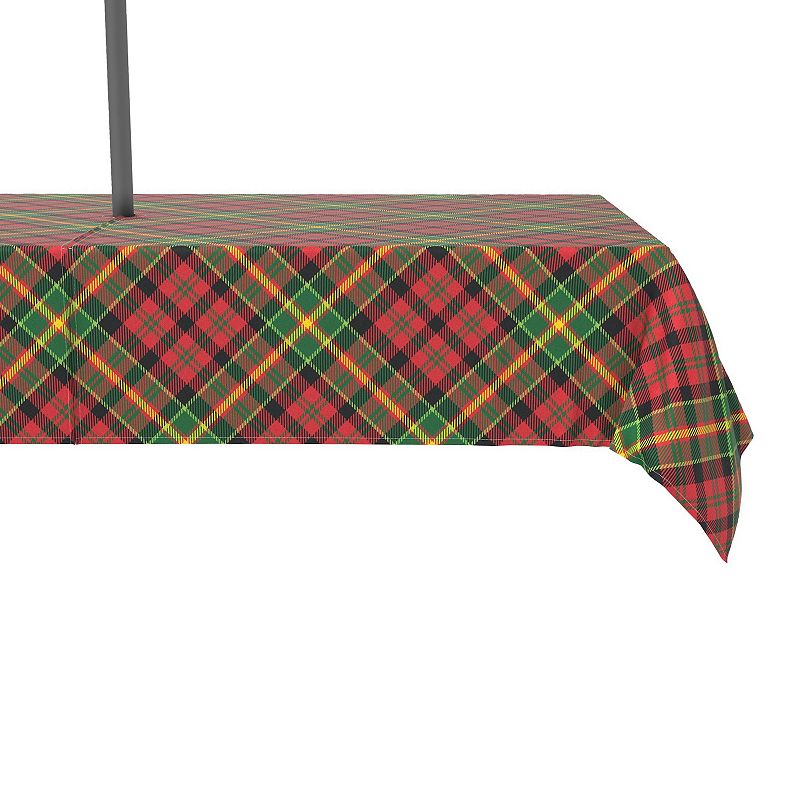 Water Repellent， Outdoor， 100% Polyester， 60x120， Christmas Plaid