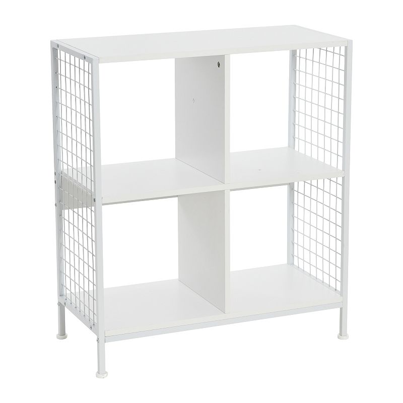 Household Essentials Wire 4-Cube Storage Cabinet