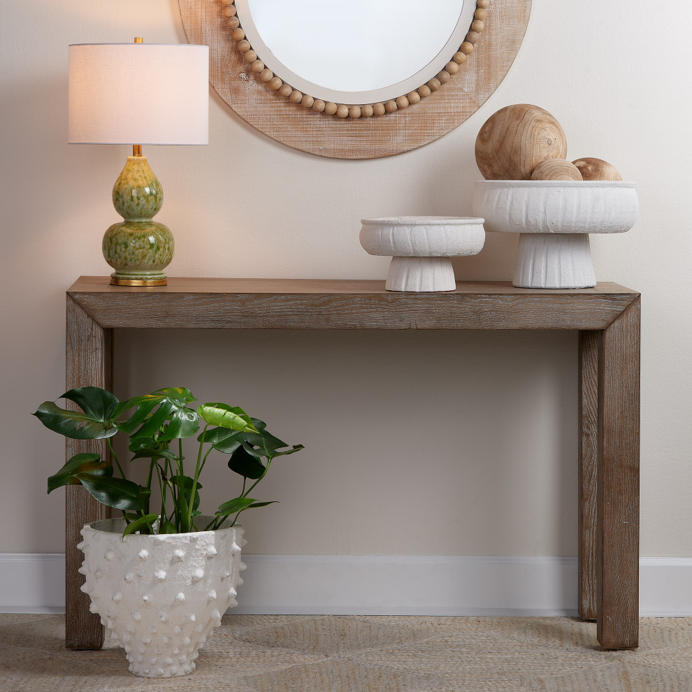 Brown Parson Table   Farmhouse   Console Tables   by HedgeApple  Houzz