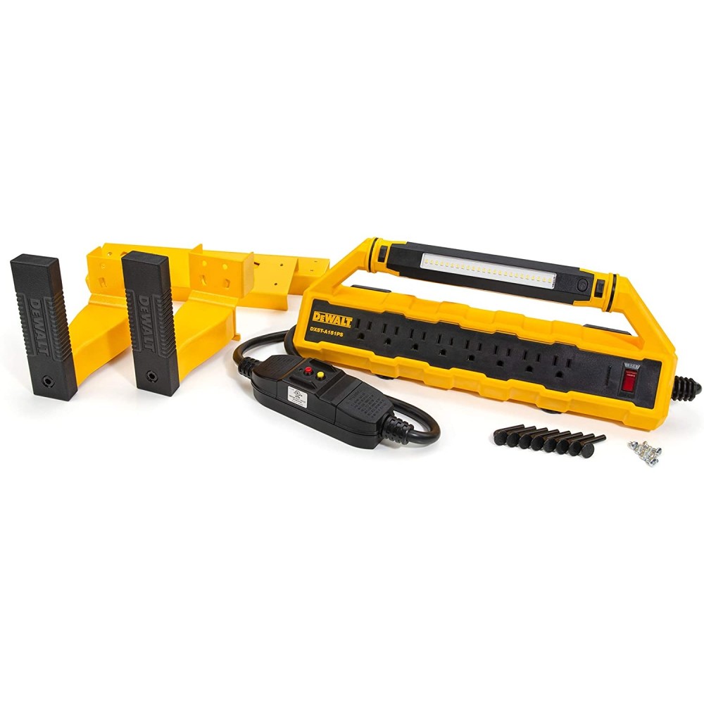 DEWALT 15A GCFI Power Station with Work Light and Cord Minder Kit DXSTA151PS from DEWALT