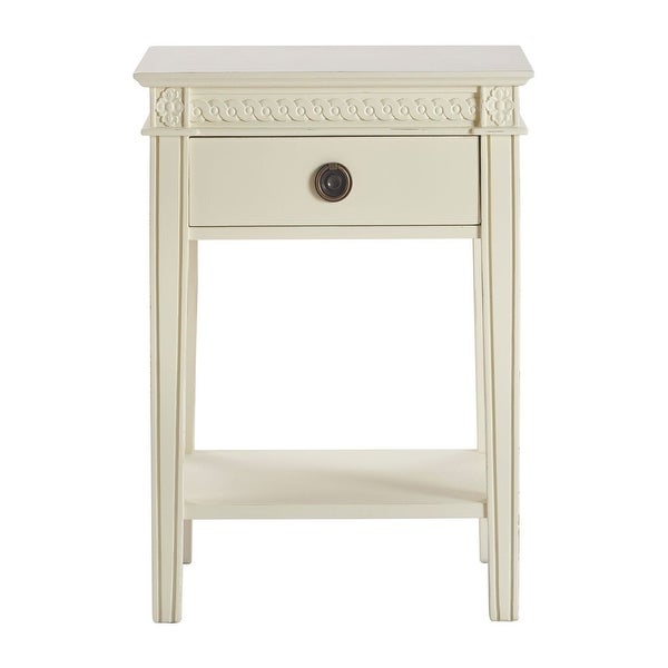 Finch Avignon Side Table in Antique White