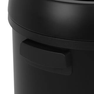 THE CLEAN STORE Trash Can Open Top Commercial Grade 65 L Black HD-500